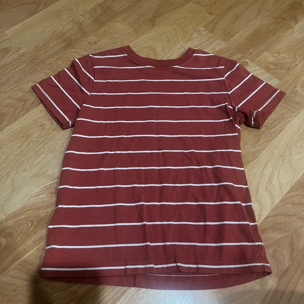 Okie Dokie Rust and White Tee
